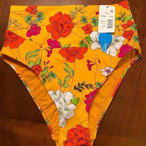 Women's Swimwear Dream Basic Fit Tummy Control Bathing Suit Swim Bottom SMALL - Picture 2 of 5